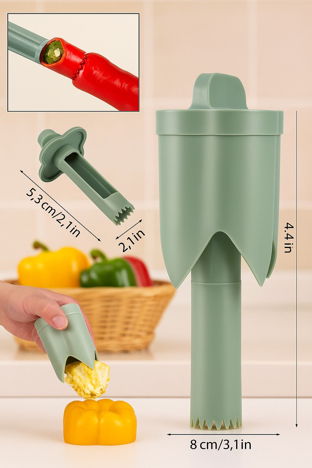 Easy Pepper Seed Remover