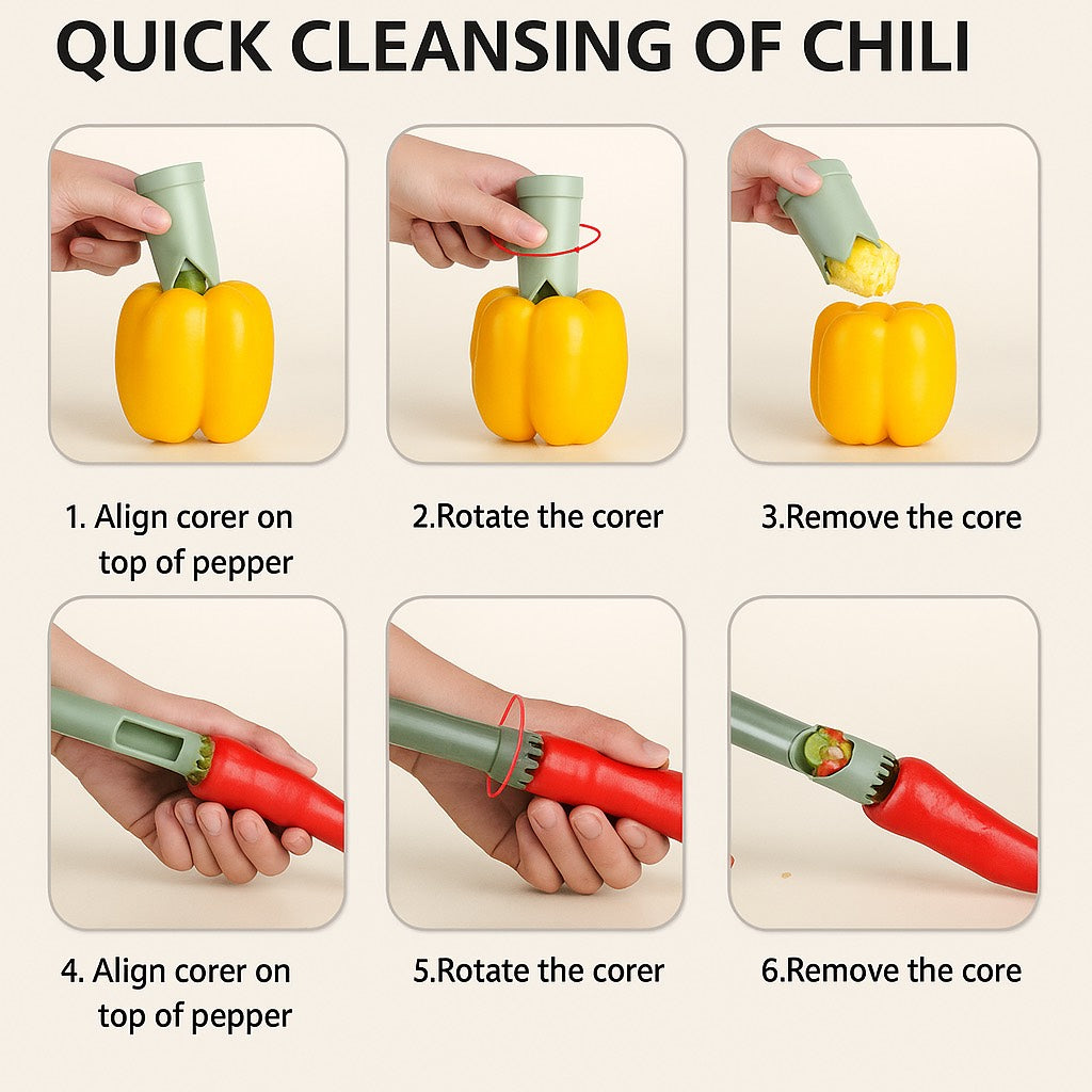 Easy Pepper Seed Remover