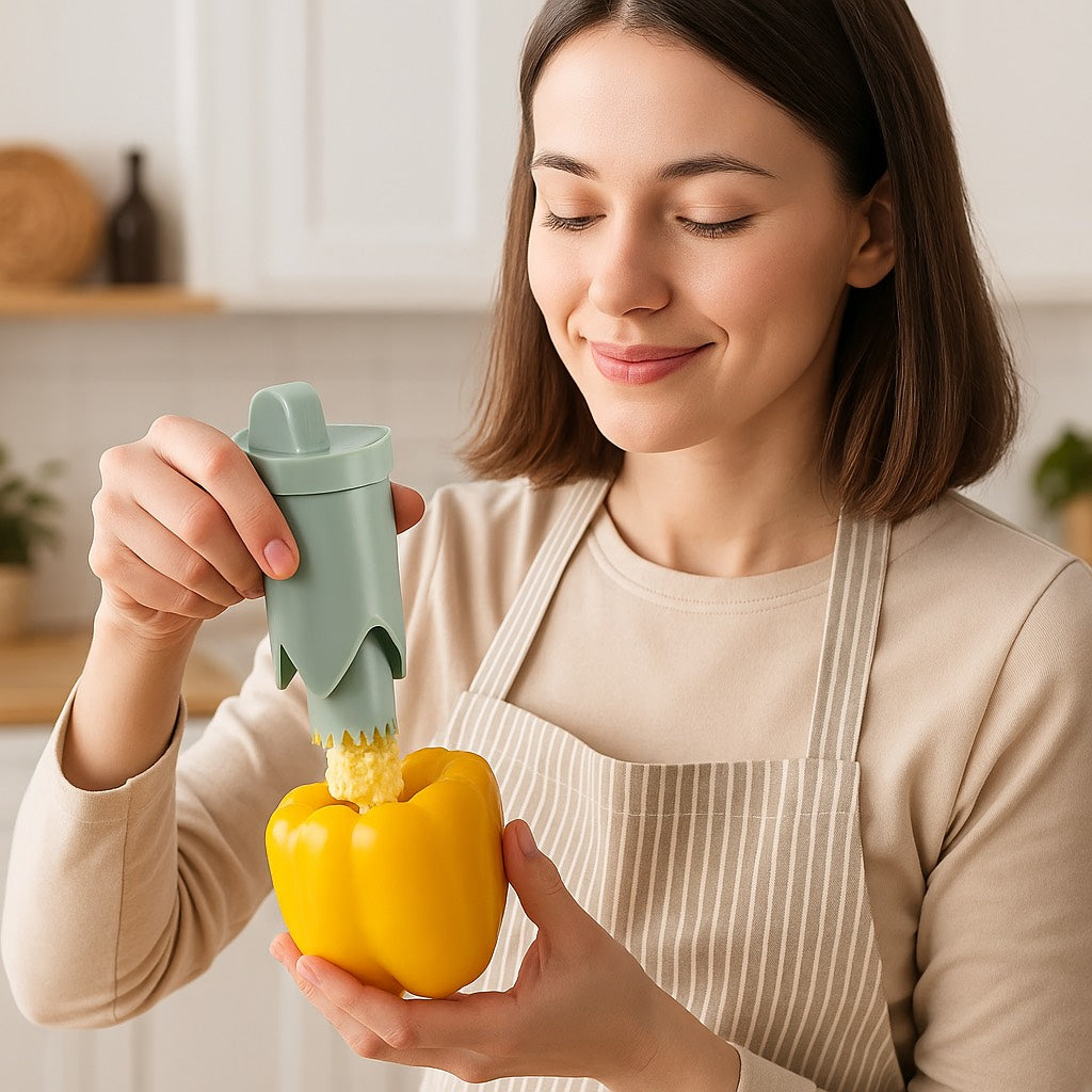 Easy Pepper Seed Remover